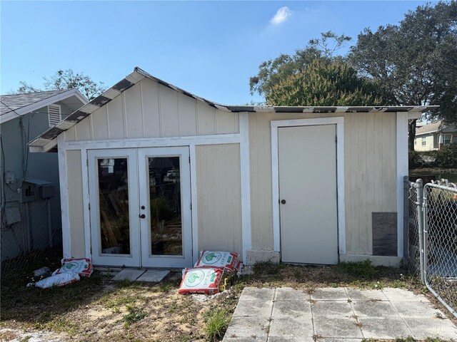 view of outbuilding