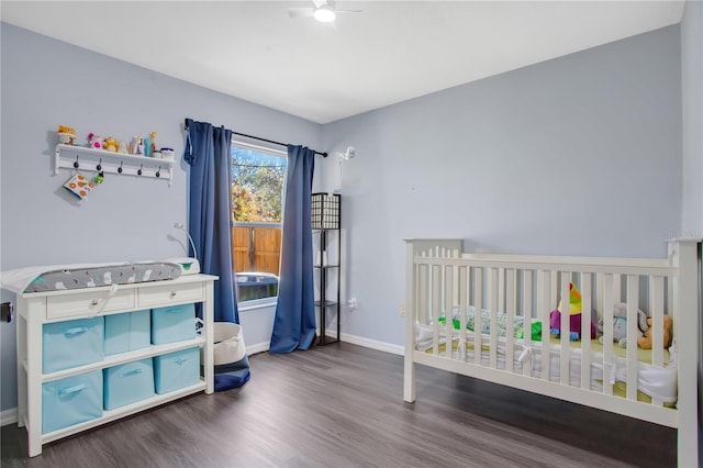 bedroom featuring hardwood / wood-style floors