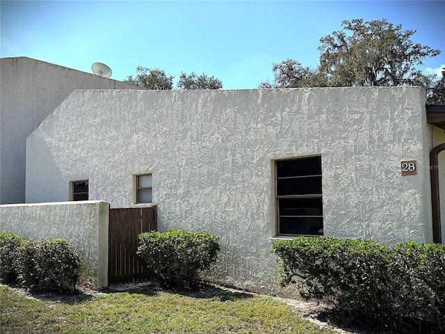 view of side of property