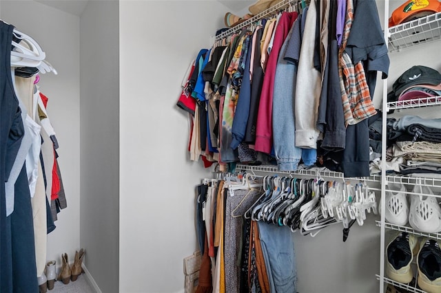 view of spacious closet