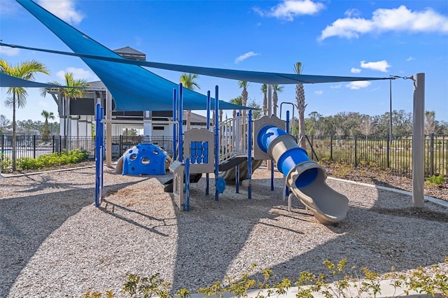 view of jungle gym