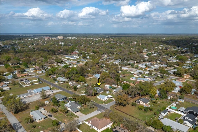 drone / aerial view featuring a residential view