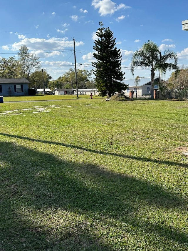 view of yard