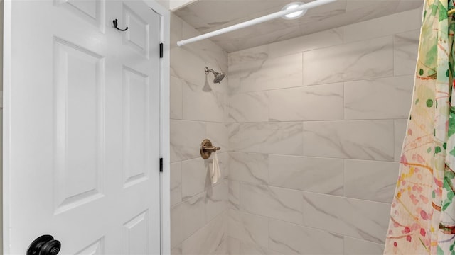 bathroom with walk in shower