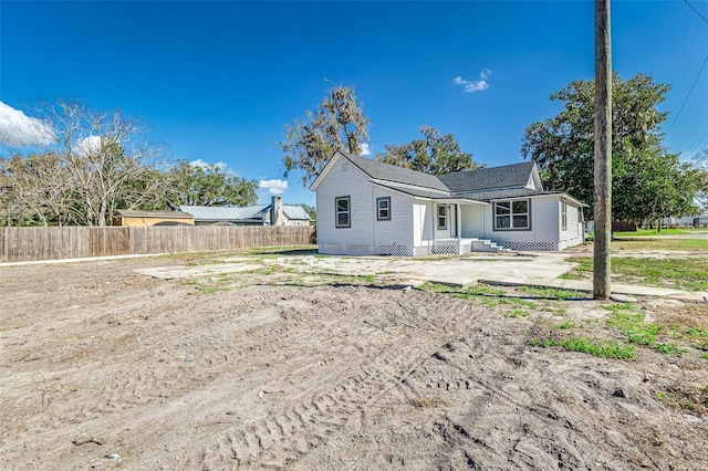 back of property featuring a patio area