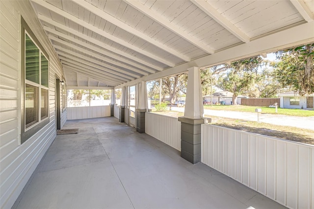 view of patio / terrace featuring a porch