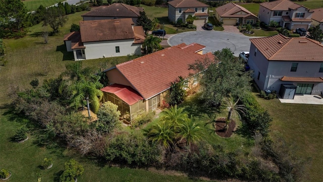 birds eye view of property featuring a residential view