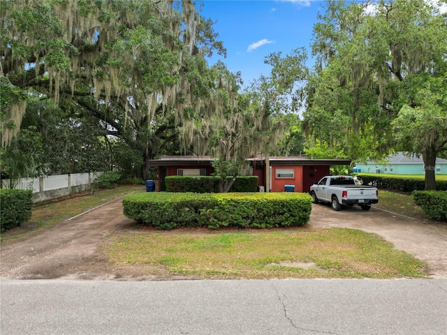 view of split level home