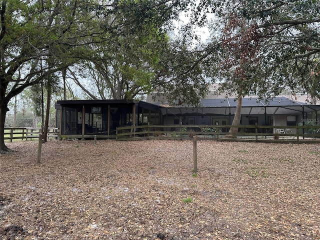 view of back of property