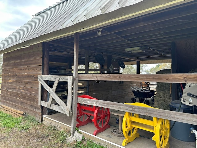 view of outdoor structure