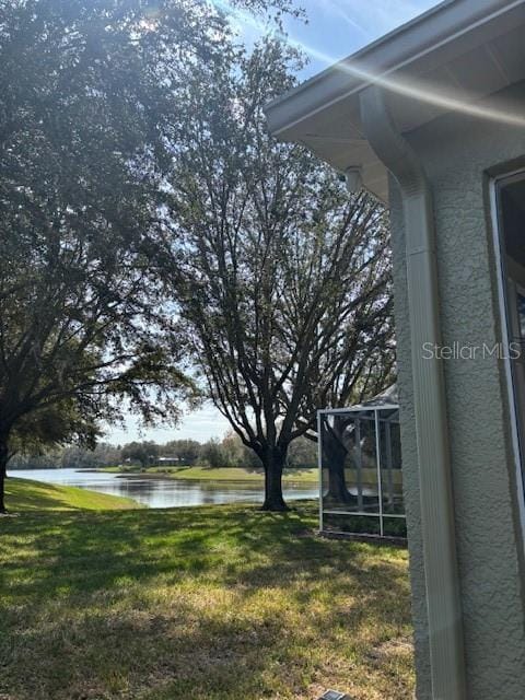 8623 Snowy Owl Way, Tampa, FL 33647 - view of yard with a water view