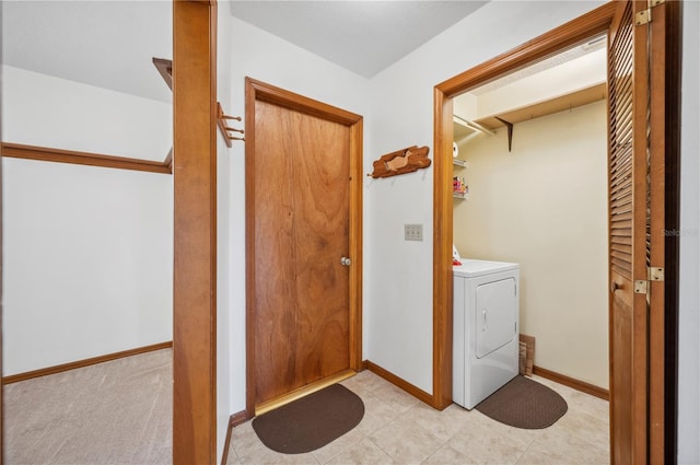 laundry area featuring washer / dryer