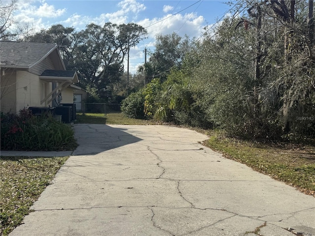 view of road