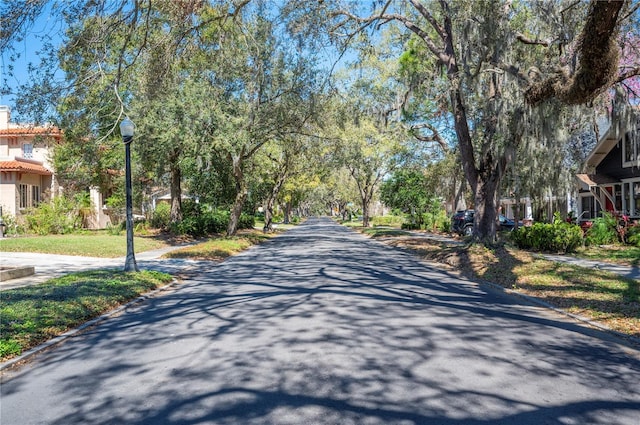 view of road