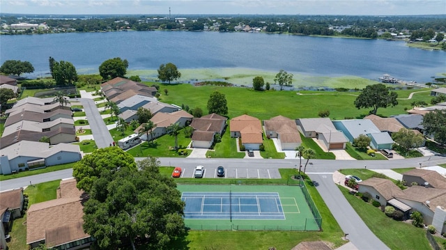 3976 Cypress Lndg W, Winter Haven, FL 33884 - aerial perspective of suburban area featuring a nearby body of water