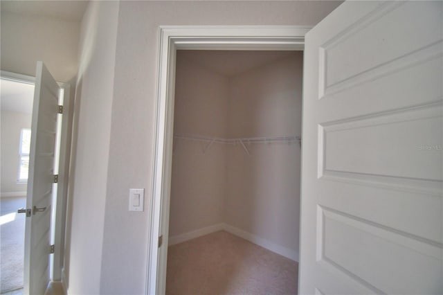 view of closet