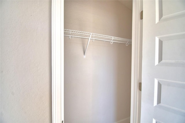 view of closet