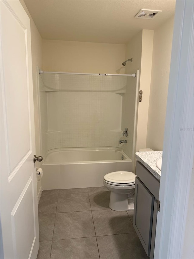 6769 SE 3rd Loop, Ocala, FL 34472 - full bathroom with vanity, tile patterned flooring, and tub / shower combination