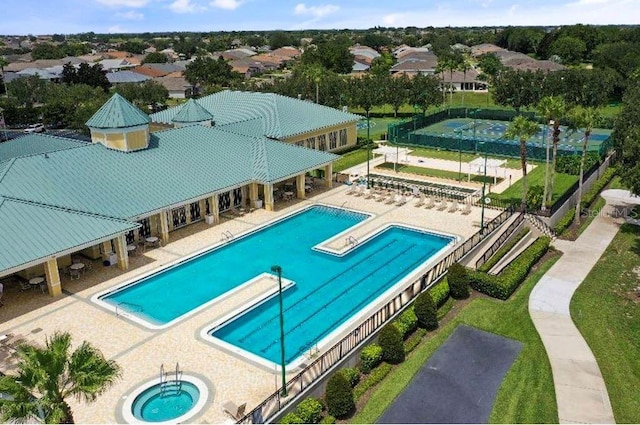 pool featuring a patio