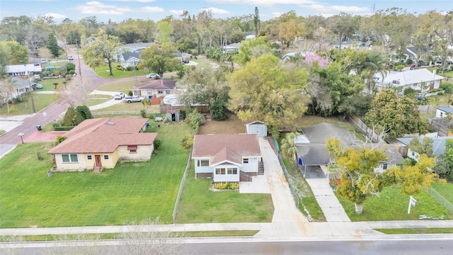 drone / aerial view featuring a residential view