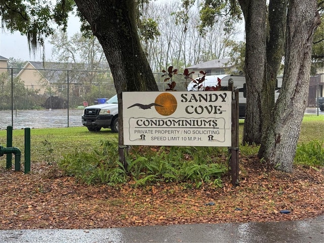 141 Fernery Rd Unit B5, Lakeland, FL 33809 - community sign featuring fence and a water view