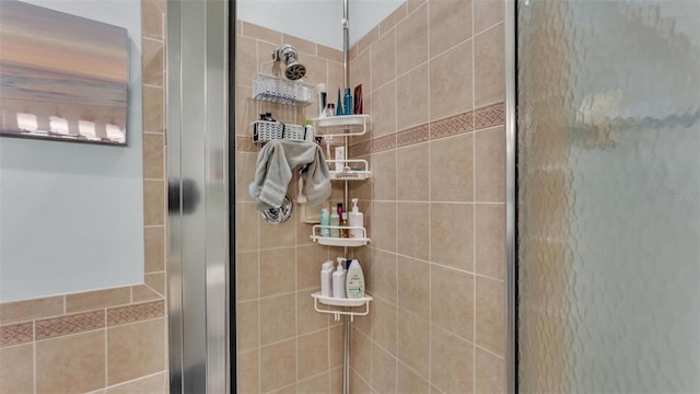 full bath with a stall shower