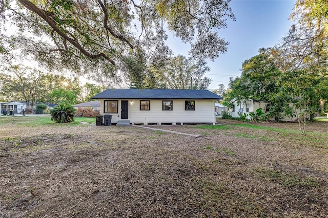 view of front of home featuring entry steps