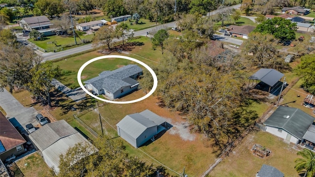 birds eye view of property featuring a residential view