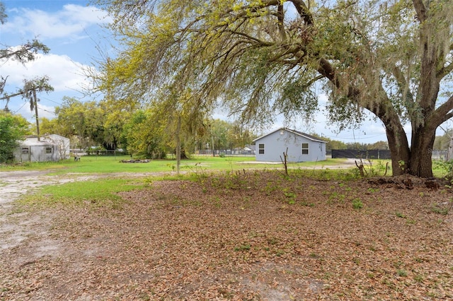 view of yard