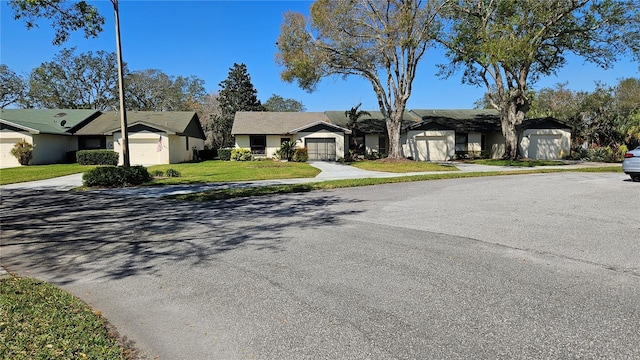 view of street with sidewalks and a residential view