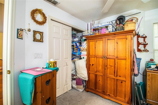 storage room with visible vents