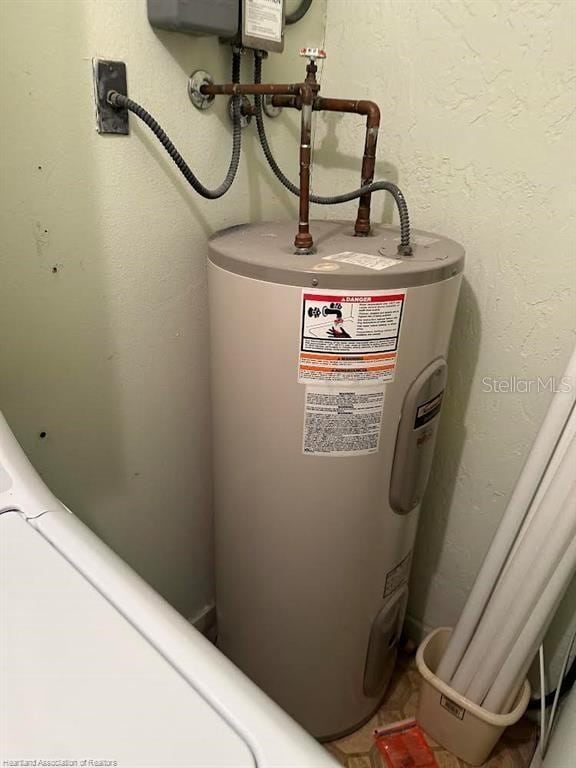 utilities featuring electric water heater