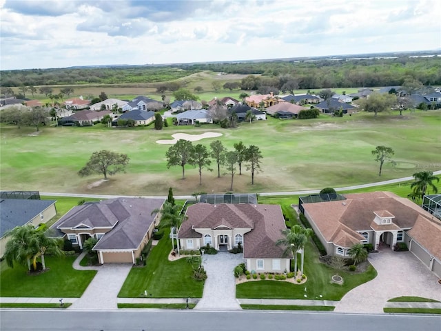 bird's eye view featuring a residential view