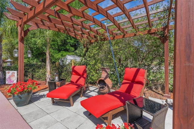 4643 1st St NW, Lakeland, FL 33810 - view of patio / terrace featuring a pergola