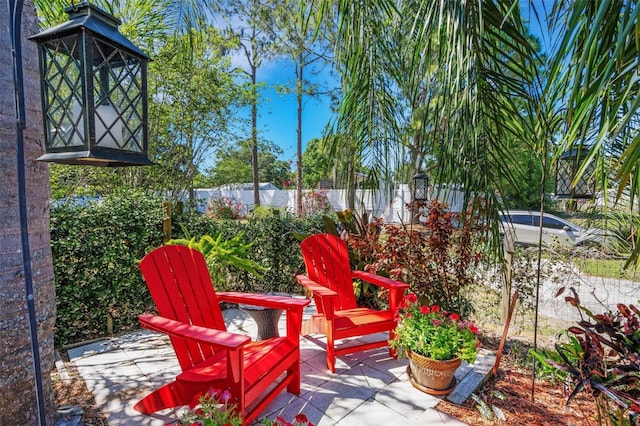 4643 1st St NW, Lakeland, FL 33810 - view of patio / terrace featuring fence
