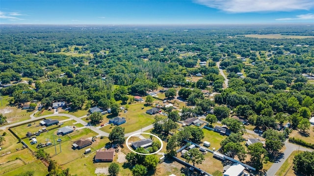 4643 1st St NW, Lakeland, FL 33810 - birds eye view of property with a forest view