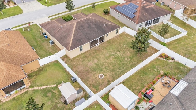 birds eye view of property featuring a residential view