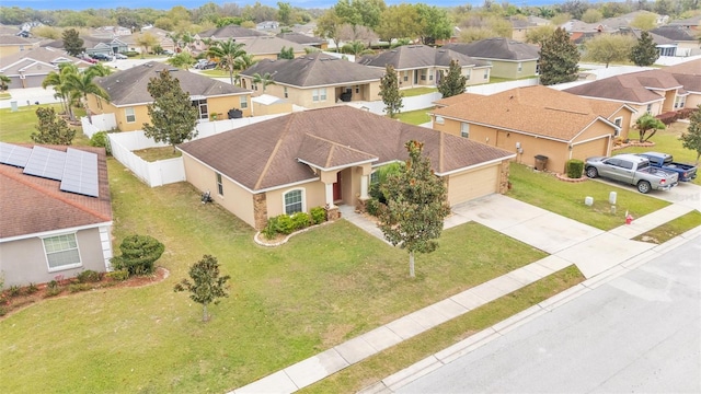 birds eye view of property featuring a residential view