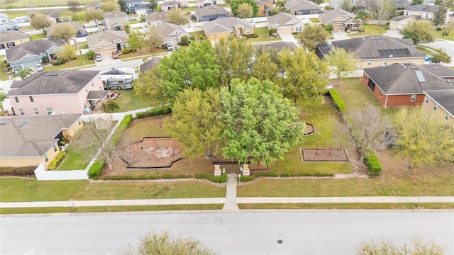 birds eye view of property featuring a residential view