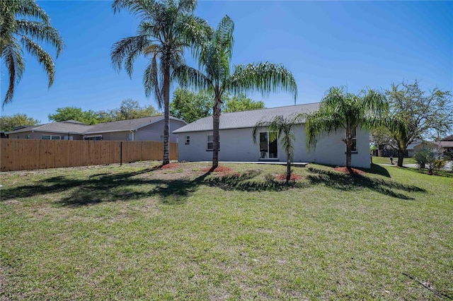 exterior space featuring fence