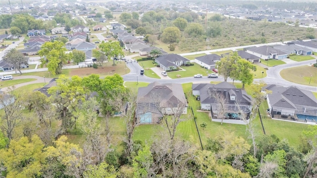 drone / aerial view featuring a residential view