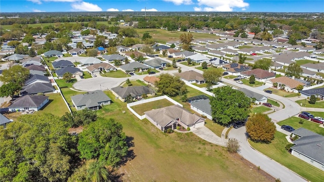 bird's eye view featuring a residential view