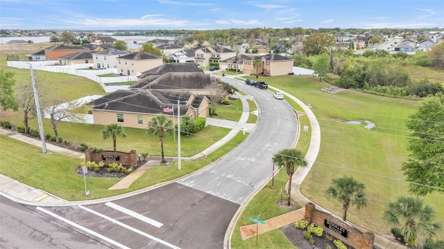 drone / aerial view featuring a residential view