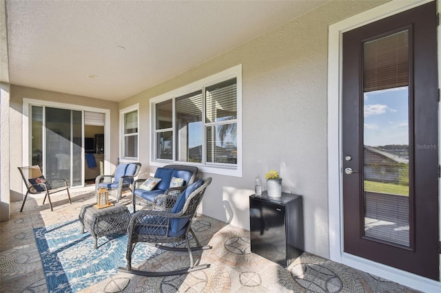 view of patio / terrace featuring outdoor lounge area