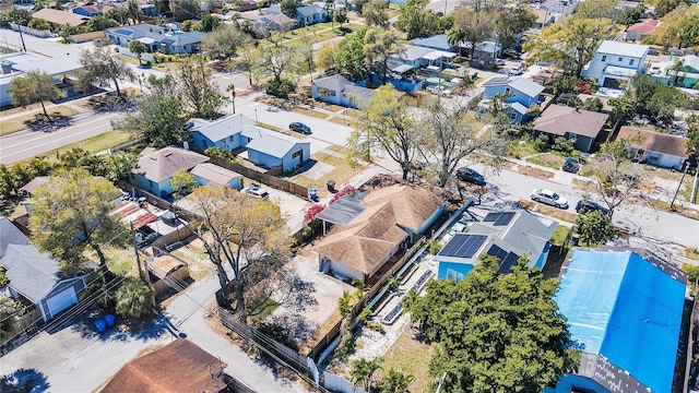 birds eye view of property featuring a residential view