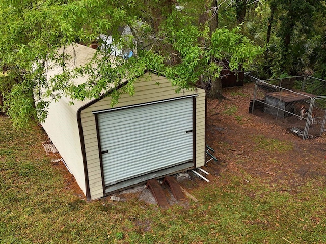 view of outbuilding featuring an outdoor structure