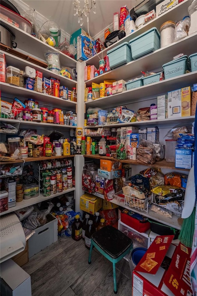 view of pantry