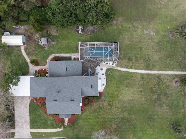 112 E Graham Park Dr, Haines City, FL 33844 - drone / aerial view