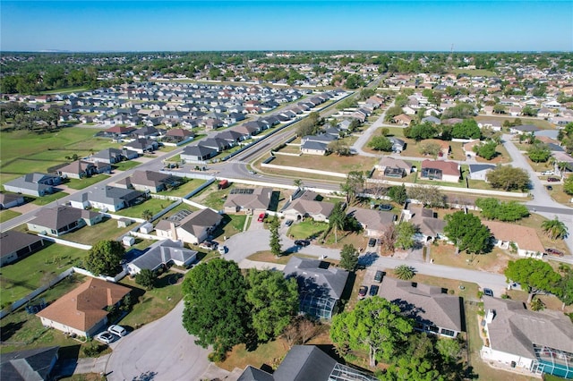 birds eye view of property featuring a residential view