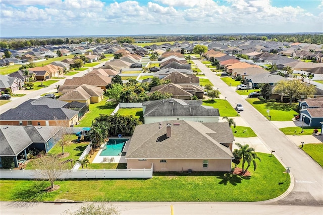 birds eye view of property featuring a residential view